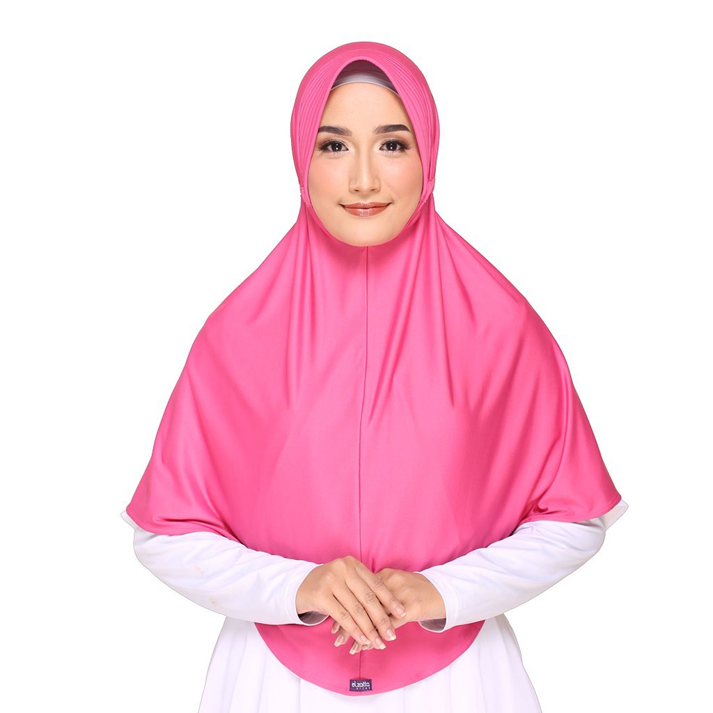 Elzatta Jilbab Instan Polos Zaria Sahara L-4