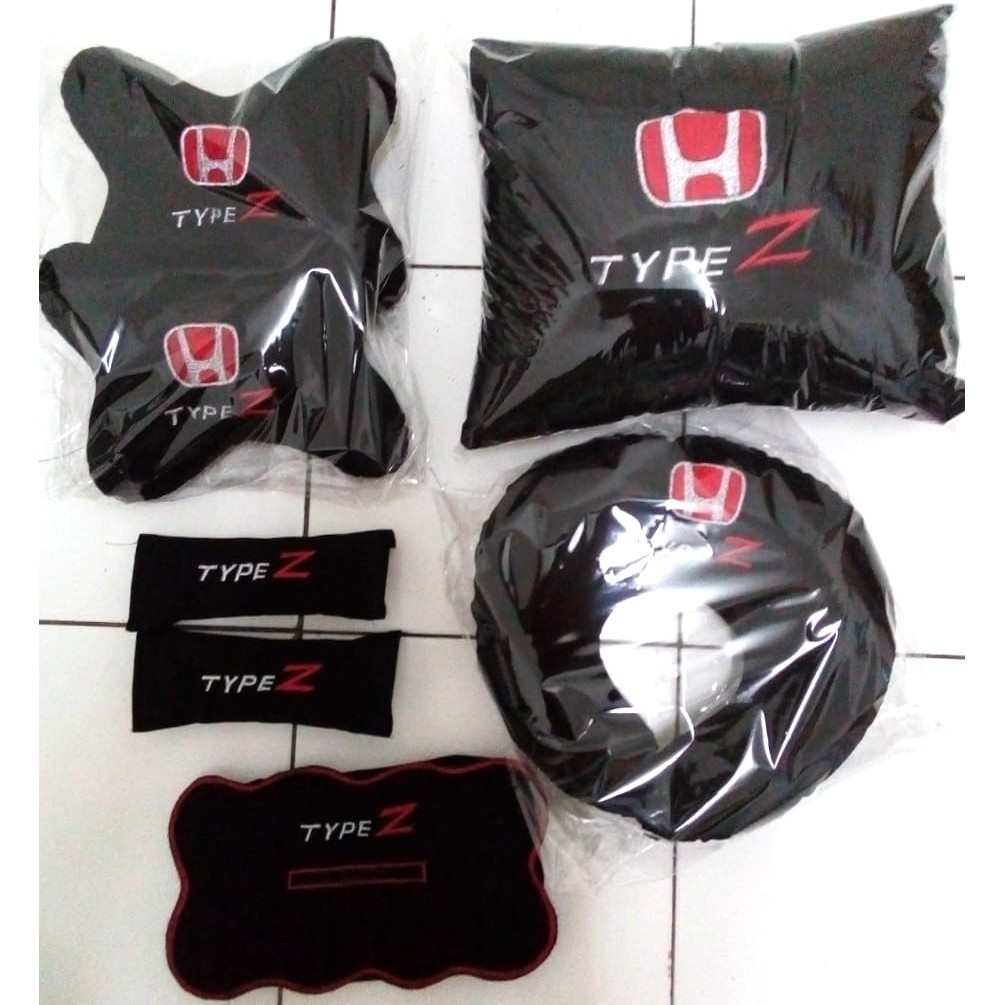 Honda City type Z bantal mobil custom aksesoris interior 5 in 1