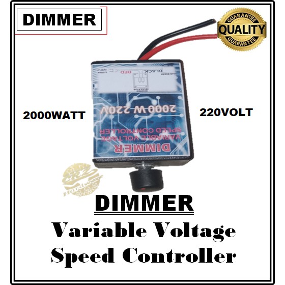 Dimmer Pengatur Kecepatan Gerinda Bor Kipas 2000 W Dimmer AC 220 V