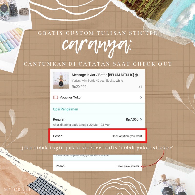 

HJK Jar of Love [SUDAH DITULIS] - My Craft Arts