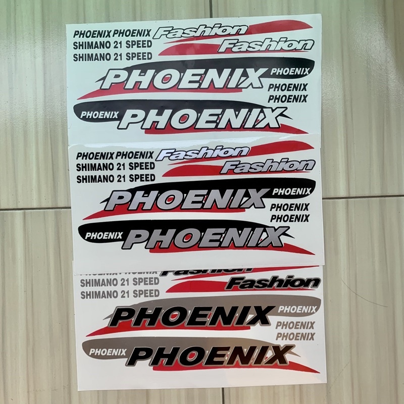 Stiker Sepeda Phoenix Fashion Sticker Striping