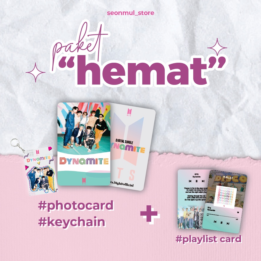 TERMURAH!!! [PAKET HEMAT] PHOTOCARD PC BTS BLACKPINK RED VELVET AESPA / PLAYLIST CARD KPOP / KEYCHAIN BTS BLACKPINK RED VELVET AESPA