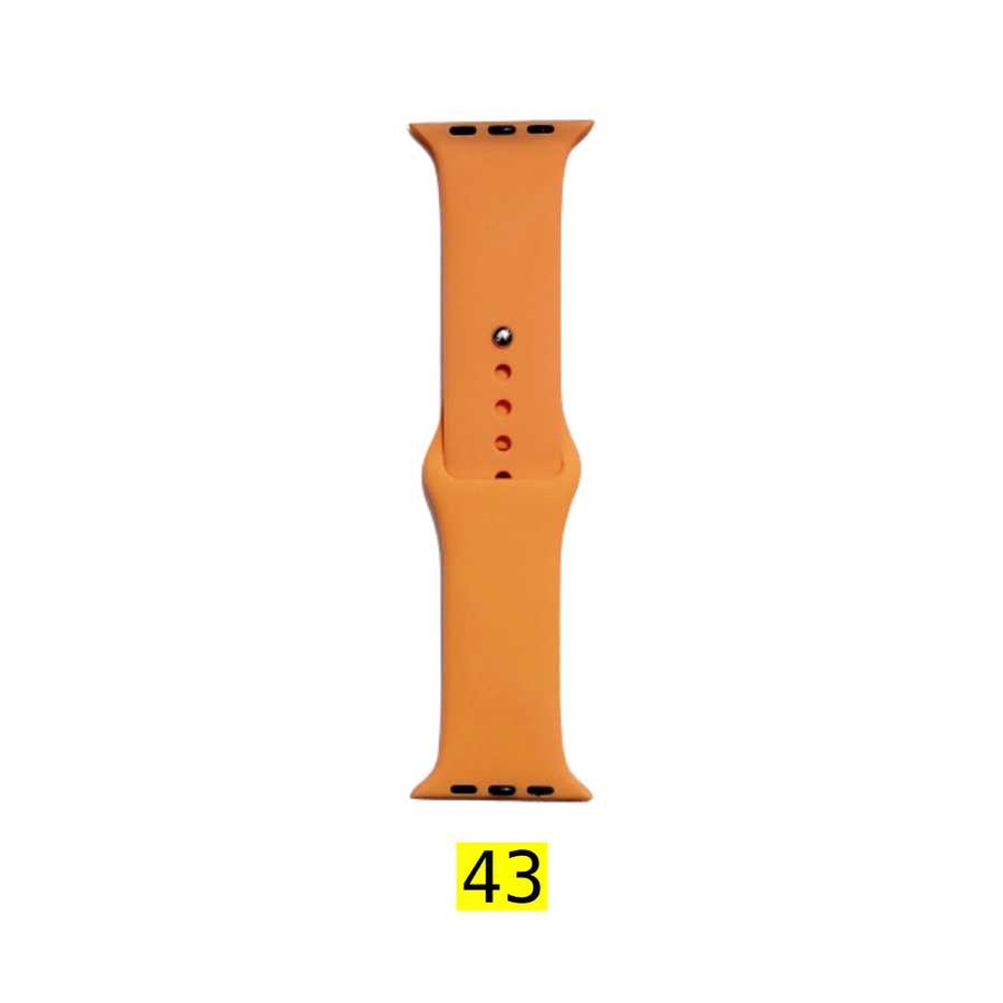 SMALL Watch Strap Apple Watch 42mm 44mm 45mm - Tali Jam Colorful Rubber Silikon Replacement Band