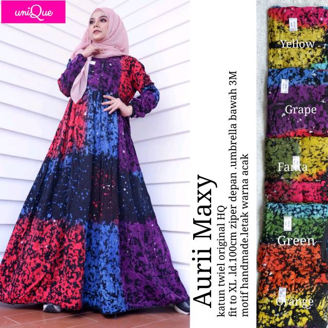 Auri Maxi Dress Katun Twill