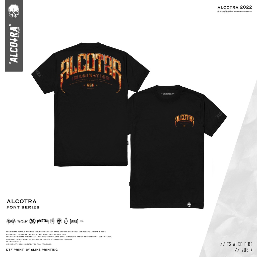 TS ALCO FIRE // T-SHIRT ALCOTRA FIRE FONT