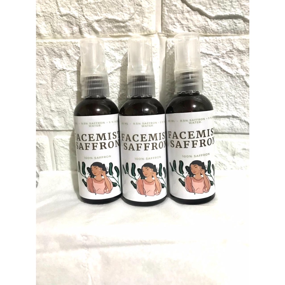 SAFFRON FACE MIST | SAFFRON SPRAY 100% ORIGINAL | FACE MIST SAFFRON MURAH | FACE CARE FACE MIST