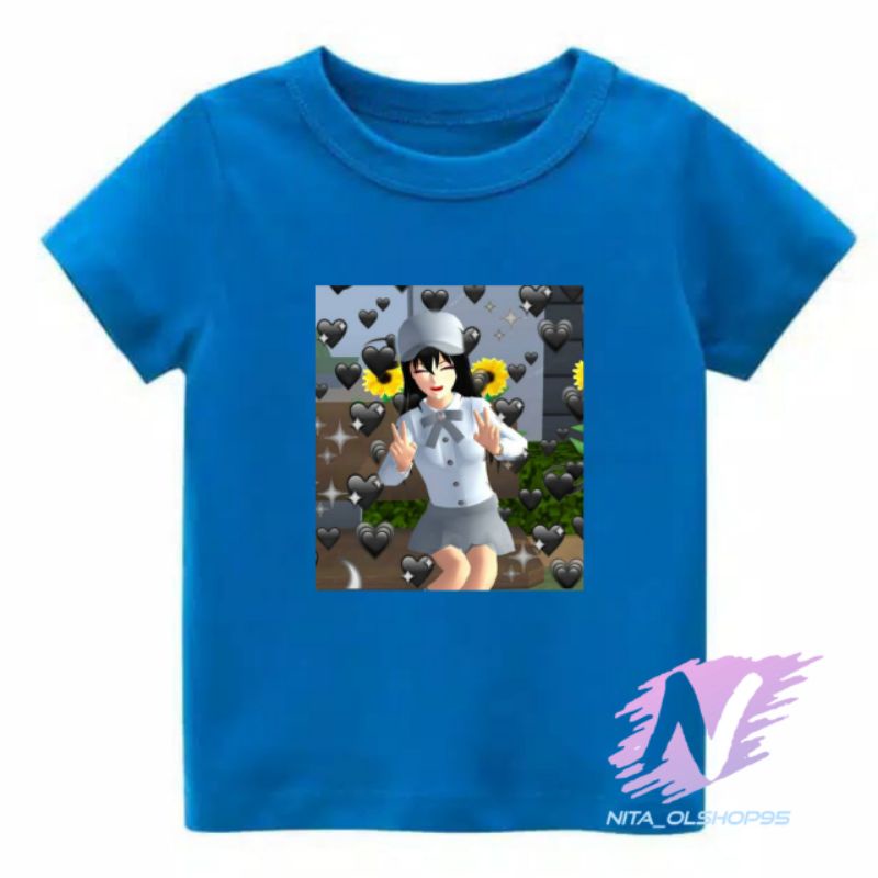 kaos sakura school simulator baju kaos anak sakura