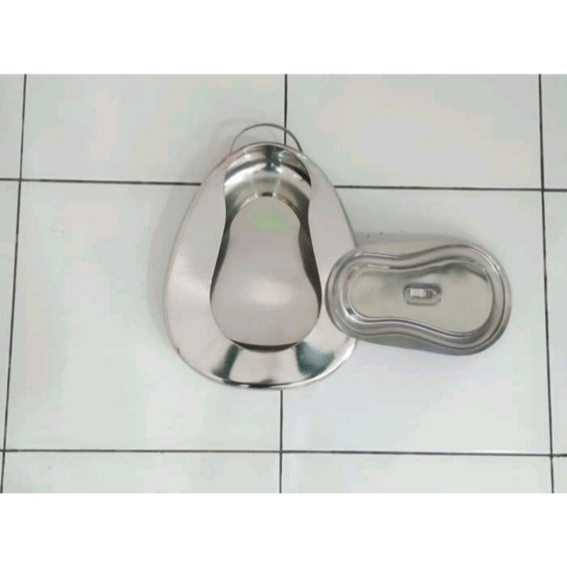 Bedpan Stainless / Bedpan Oval Stainless Plus TUTUP