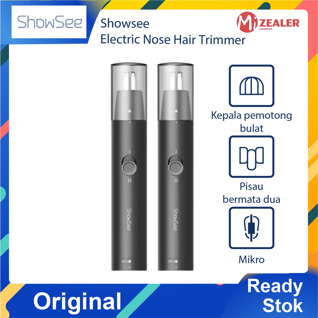 ShowSee Electric Shaving Hair Nose Ear Trimmer Showsee Portable Washable Cleaner Tool