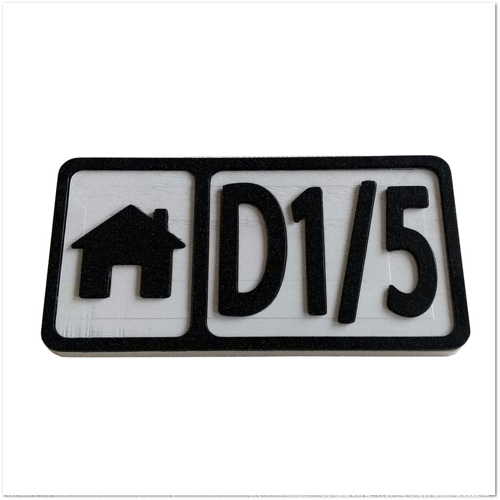 Nomor Rumah Kayu Minimalis List Home