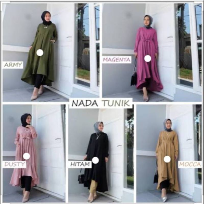 Nada tunik pakaian wanita fashion remaja muslim