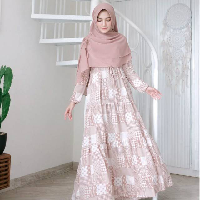 Michiko set by glizhijab gamis home syari