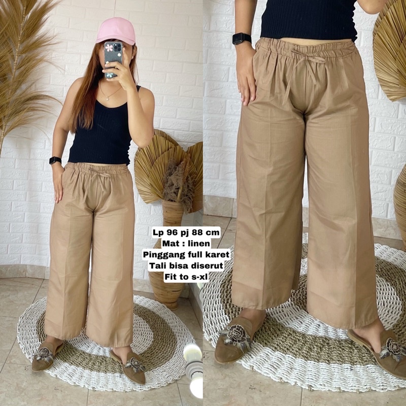 Linen kulot | kulot linen |  Linen kulot tali