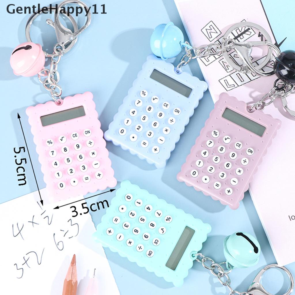 Gentlehappy Kalkulator Mini Portable 8digis Display Kalkulator Ultra-Tipis Perlengkapan Sekolah