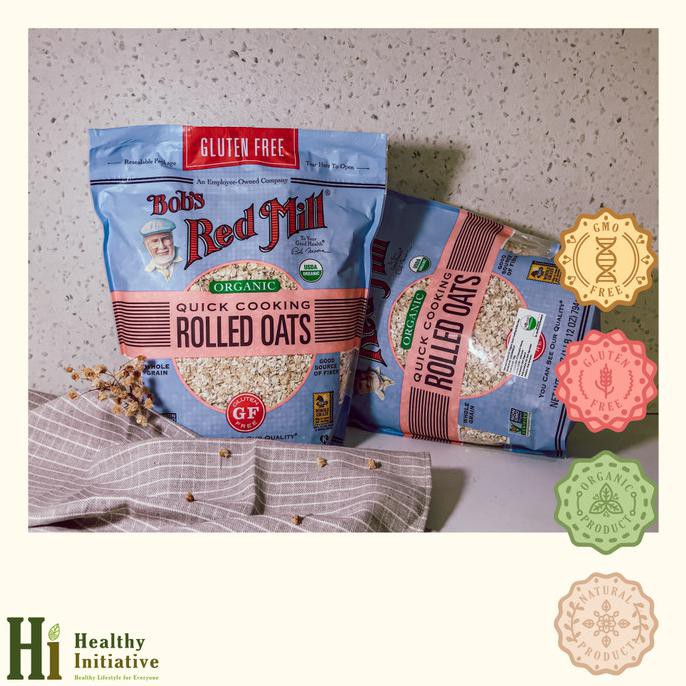 

(COD) Bob's Red Mill Gluten Free Organic Quick Cooking Rolled Oats 794 Gr
