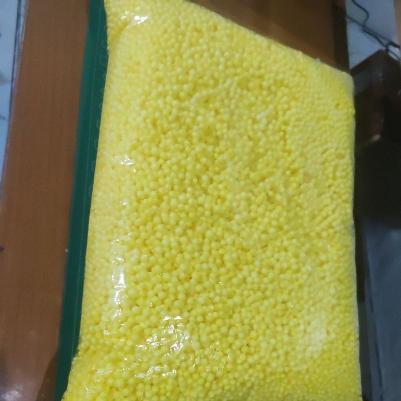 

Styrofoam butiran 50gram warna kuning