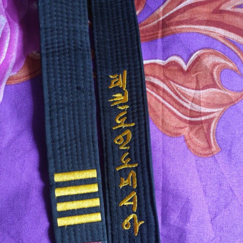 sabuk taekwondo DAN 4 KUKKIWON
