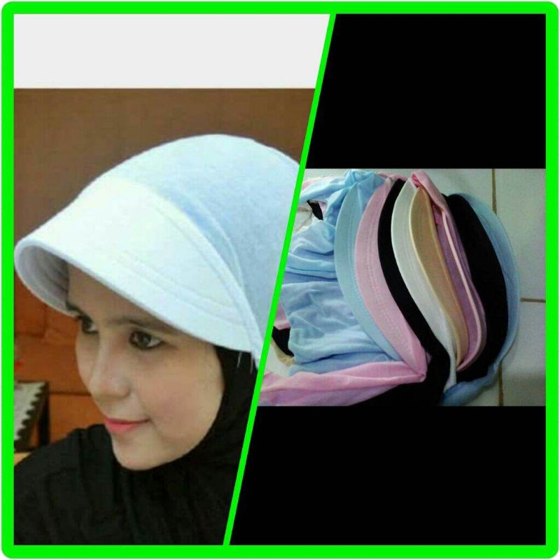 ciput/daleman kerudung pet segitiga tali