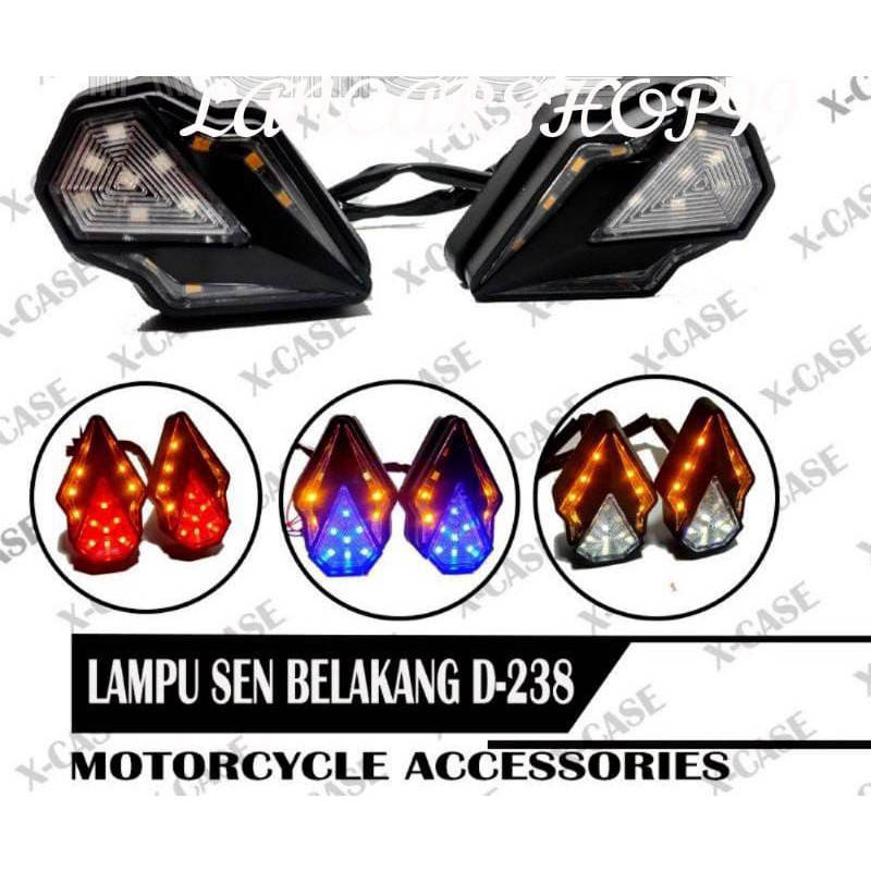 LAMPU SEN SEIN TEMPEL LED RUNNING SENJA MOTOR CBR 150R V3 VIXION NINJA RR