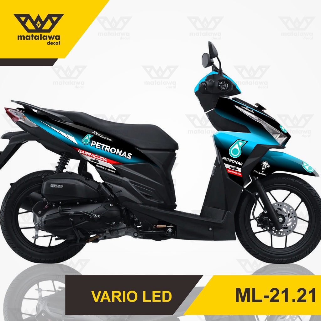 Decal Sticker Stiker Honda Vario fi 125 150 Led Old Full body 2015 2016 2017 2018 DESAIN PETRONAS ML