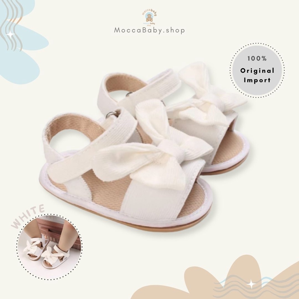 MBSS - PREWALKER Sepatu Anak Bayi Baby Shoes Sandal Casual Socks Anti Slip Bahan Import / BUNNY BITES