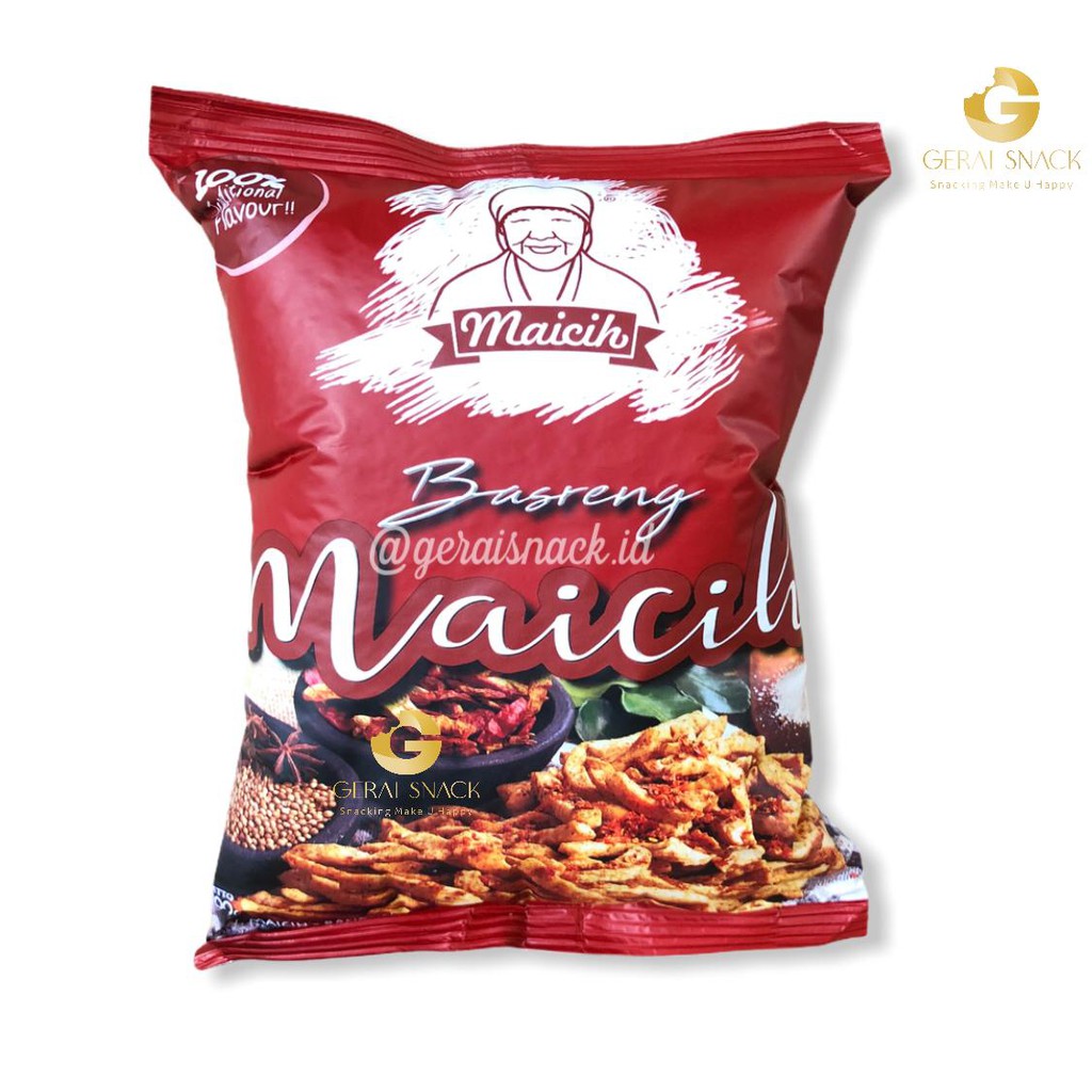 Basreng Maicih Baso Goreng Pedas Bumbu Rempah Oleh2 Khas Bandung 100g