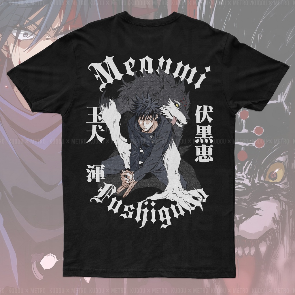 Kaos Megumi Fushiguro Sign Anime Manga Jujutsu Kaisen Premium Unisex