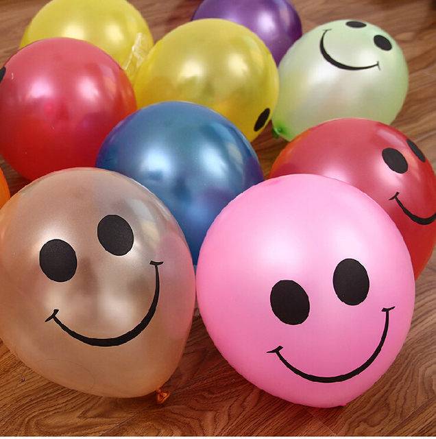 BALON LATEX EMOJI/BALON SMILE/BALON LATEX SMILE/BALON PESTA ULANG TAHUN/DEKORASI PESTA