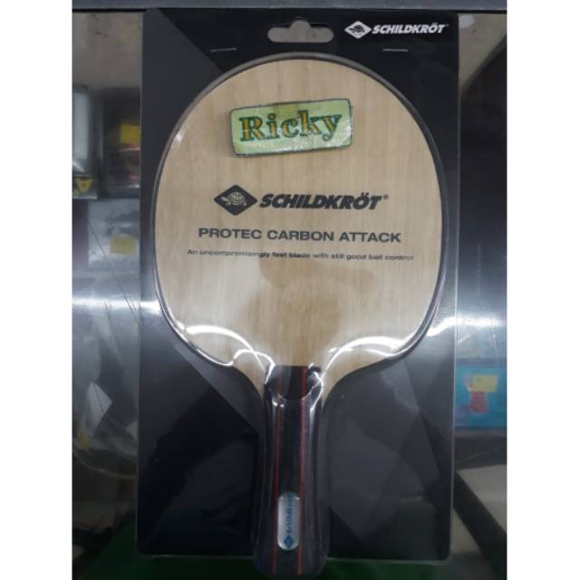 KAYU BET PINGPONG DONIC PROTEC CARBON ATTACK - DONIC SCHILDKROT - ORIGINAL