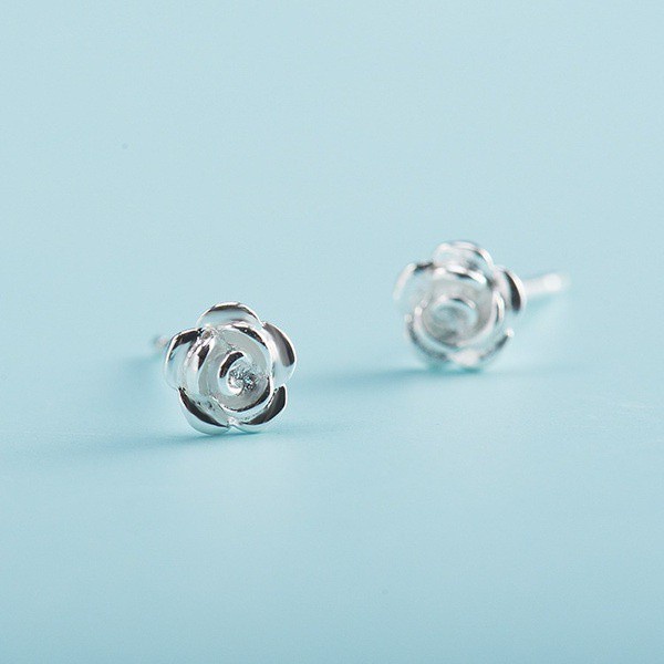 50 buah desain perak Italia 925 anting-anting wanita asli Korea fashion perhiasan anting[tidak mudah luntur] [tidak alergi]-46