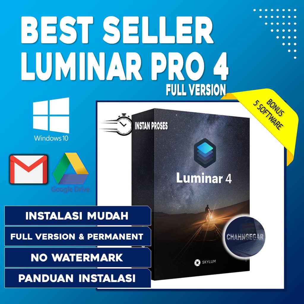 Software LUMINAR 4 Permanent Full Version | Photography Software Editing Gambar