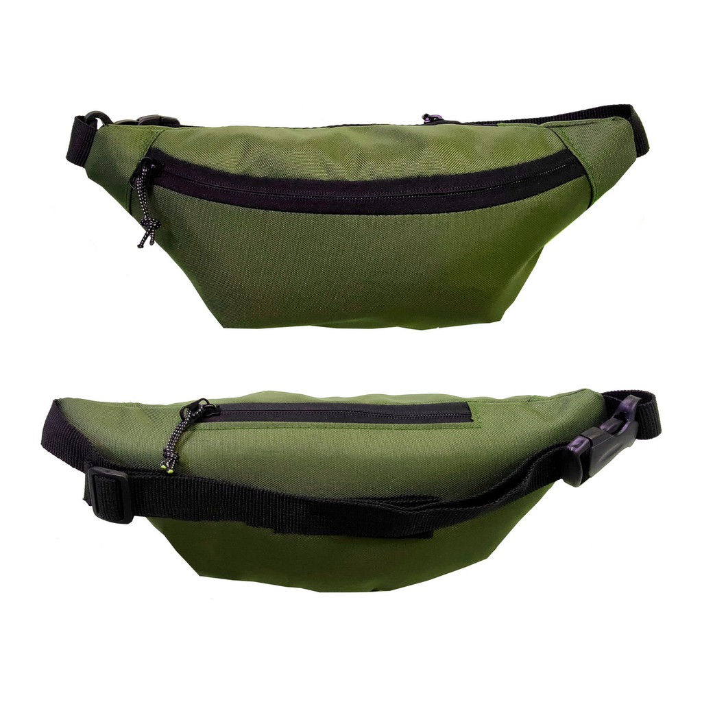 [BISA COD] WAISTBAG / TAS PINGGANG / WAIST BAG DENGAN 2 RUANG BAHAN CORDURA WATERPROOF MOTIF WBC-07