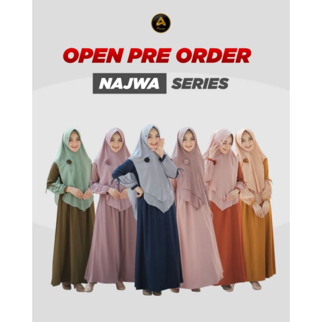 GAMIS SET NAJWA SERIES BY ABYSYA