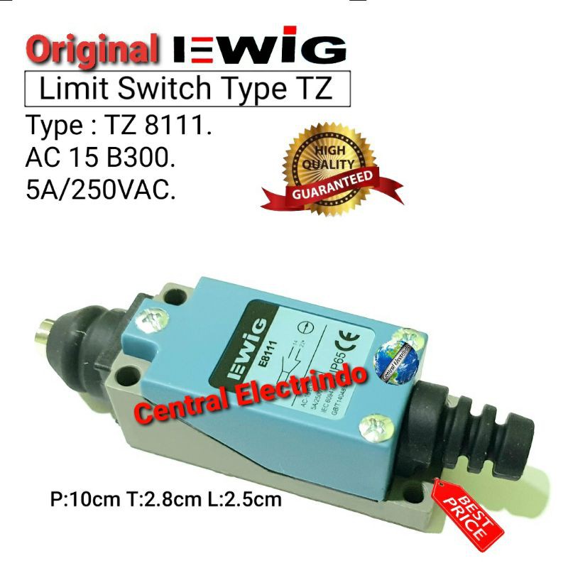 Limit Switch EWIG TZ 8111 5A/250VAC.