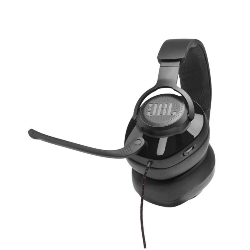 JBL Quantum 200 / Q200 Wired Over Ear Gaming Headset Headphone Resmi - Hitam