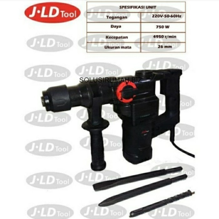 Mesin hammer JLD J26-1 uk mata 26mm 750W J26 26 MM drill beton bobok