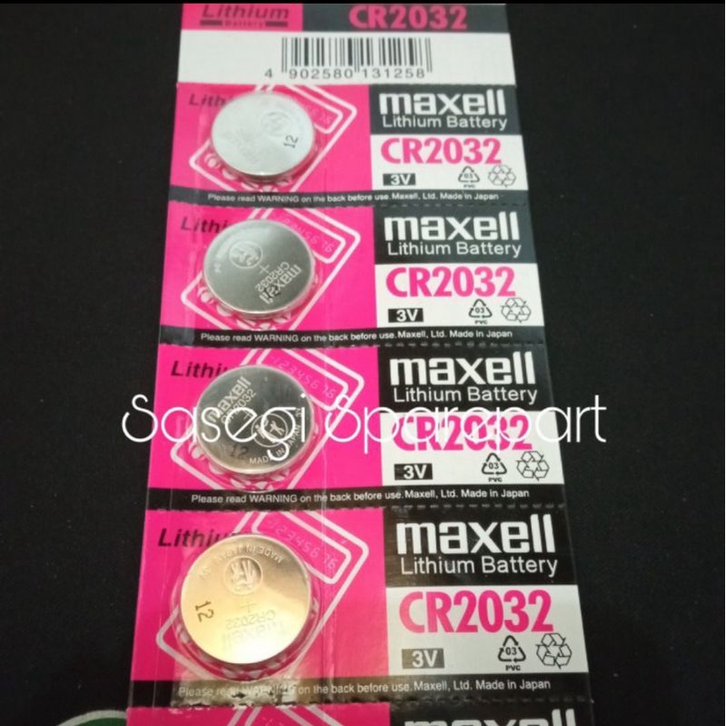 BATRE BATERAI BATRAI BATTERY MAXELL CR2032 MAXELL CR 2032 Original