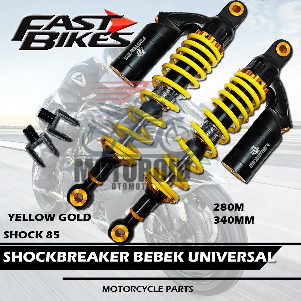 DOUBLE SHOCKBREAKER MATIC UNIVERSAL FASTBIKES FULL CNC TABUNG ATAS DUAL