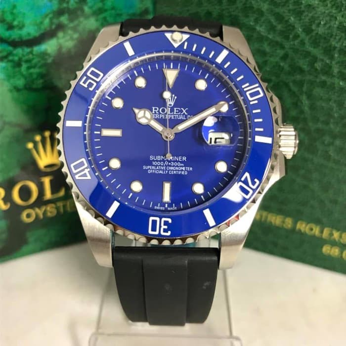JAM ROLEX SUBMARINER SHAPPIRE RING CERAMIC 42MM GRADE AAA