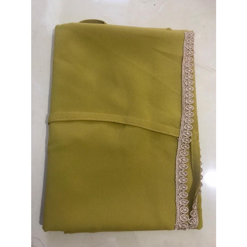 Hijab/Jilbab/Khimar Maryam Renda Jumbo Diamon-Lemon