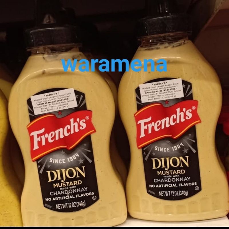 

french's Dijon Mustard Chardonnay 340gr