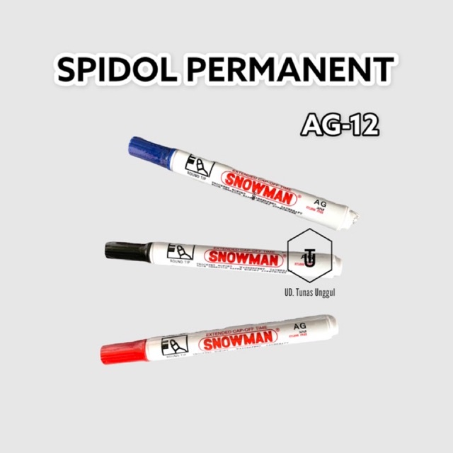 

SPIDOL SNOWMAN PERMANEN AG-12 (BESAR)