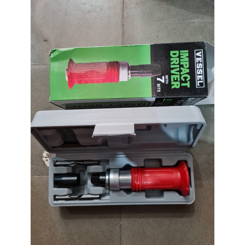 OBENG KETOK GETOK VESSEL 2800 7 PCS / IMPACT DRIVER