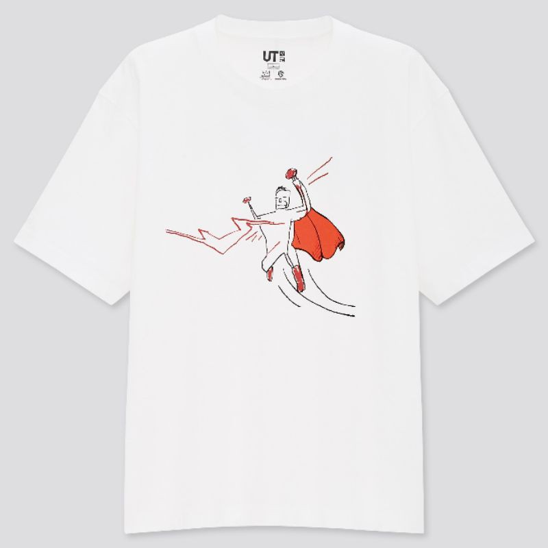 SALE Kaos Uniqlo x Jmb white original