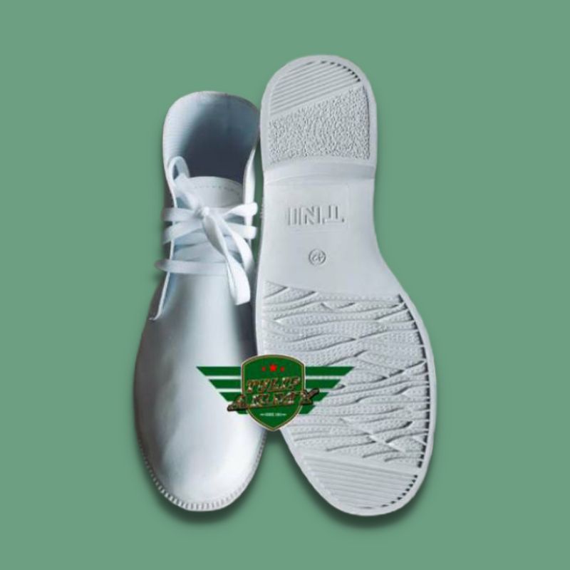 Sepatu PDH putih tali (pdh pelayaran)