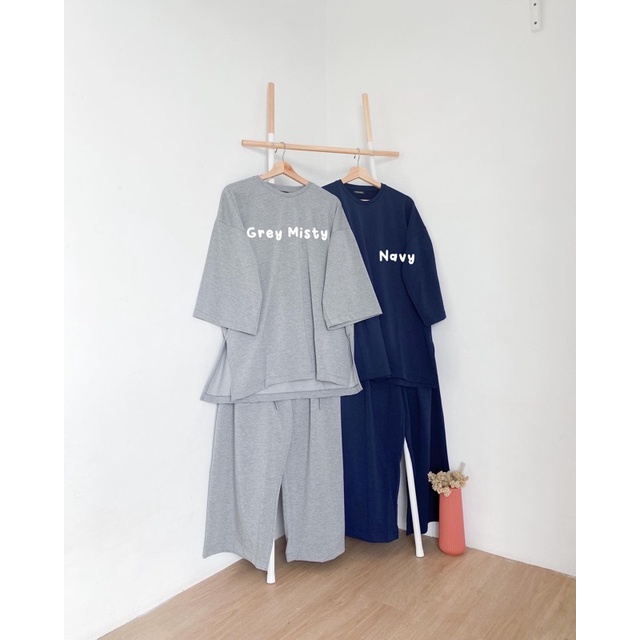 Bymeldev Setelan Oversized Terry Set Busui Nonbusui Bumil Friendly