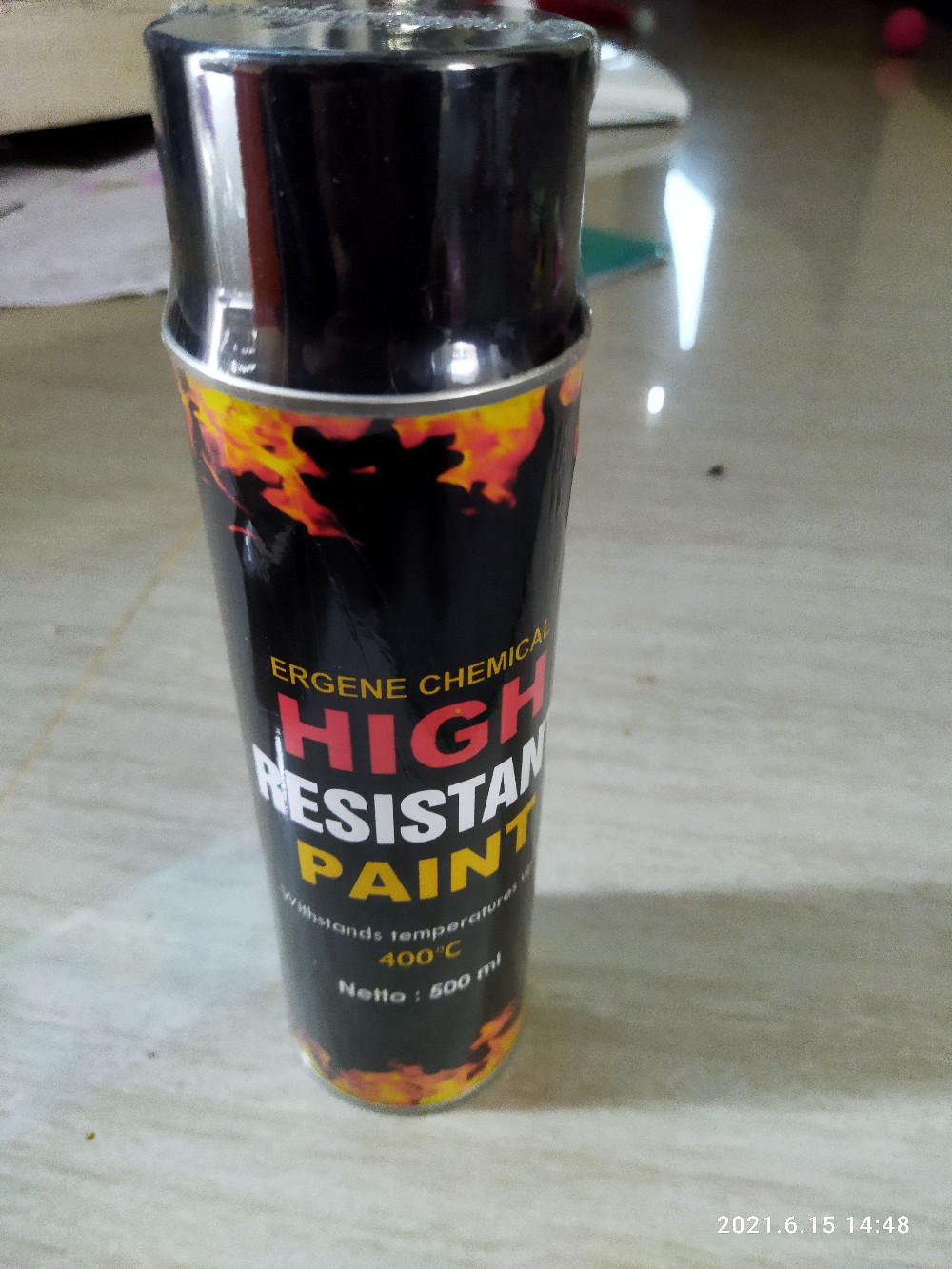 Cat High Temp Ergene Hr. 400 Derajat Celsius - Heat Resistant Paint - Cat Tahan Panas -cat Tahan Api
