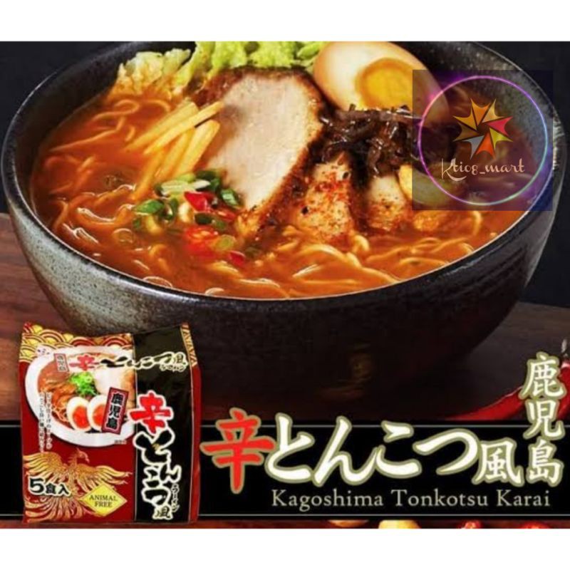 

Higashimaru Kagoshima Spicy Tonkotsu Ramen/mie instan Import