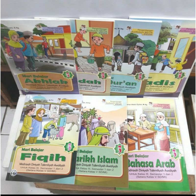 Paket Buku MDTA Kelas 3 Kurikulum 2020 Setara Kelas 5 SD