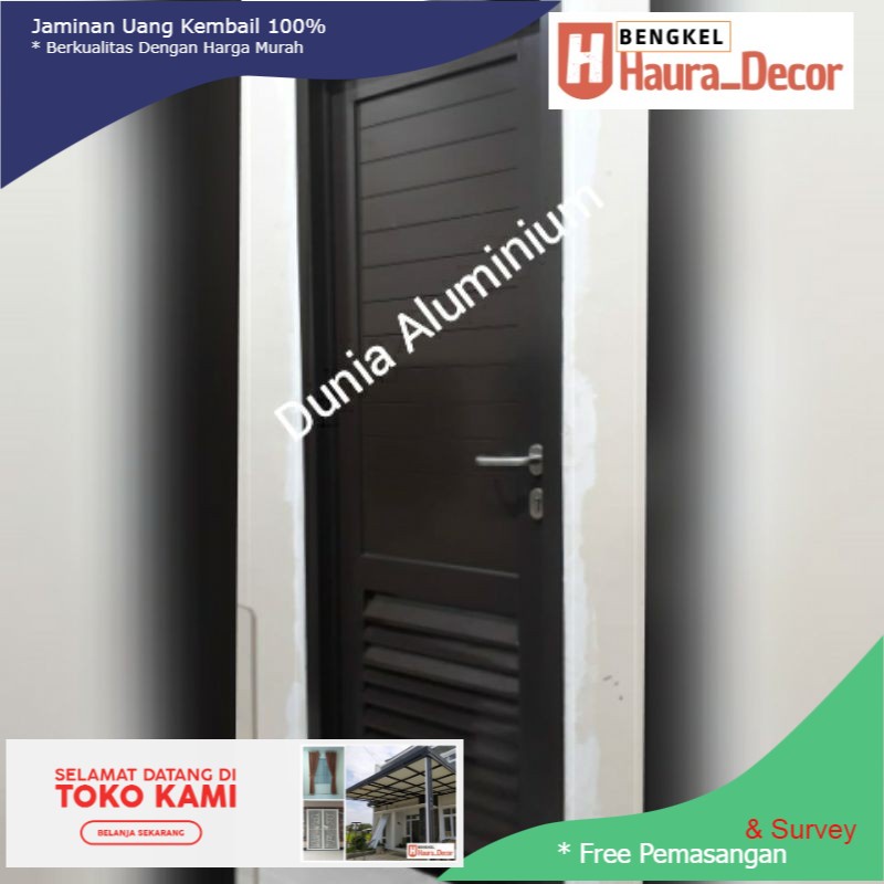 Pintu Aluminium 80 x 210